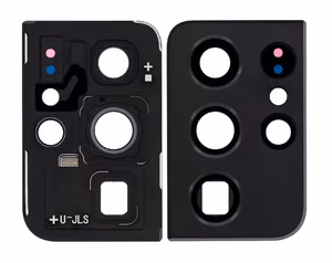 Samsung G998 S21 Ultra 5G kameras lēca ar rāmi Phantom Black ORG