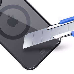 3mk Satin Armor MagCase ar MagSafe iPhone 15 Pro Max - caurspīdīgs ar melnu rāmi
