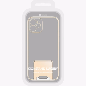 Tel Protect luksusa viedtālruņa apvalks ar statīvu Iphone 13 Pro zeltains