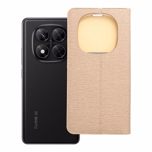 Флип-чехол для Xiaomi Redmi NOTE 14 PRO 5G / 14 PRO PLUS 5G Luna Book Gold золотой