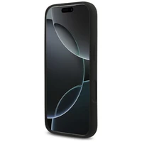 Karl Lagerfeld Silikona Karl&Choupette Gredzena Magnētiskais viedtālruņa apvalks iPhone 17 Pro - melna