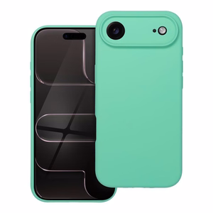 Case for iPhone 17 AIR Silicone 2mm (camera protection) compatible with MagSafe mint
