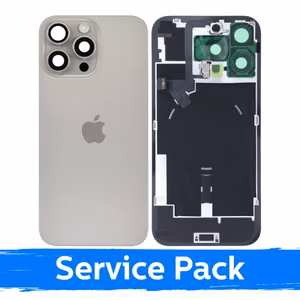 Aizmugurējais vāciņš saderīgs ar Apple iPhone 16 Pro Max / Natural Titanium / (Service Pack)