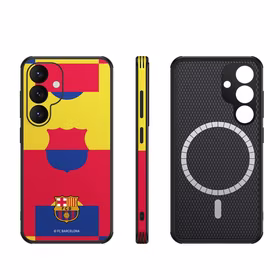 FC Barcelona maciņš Samsung Galaxy S25 magnētiskais maciņš MagSafe OOCFCBMCS25MF MF