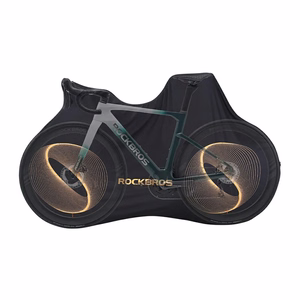 Rockbros D97 elastīgs pārvalks 24"-29" elektriskajiem, grants un kalnu velosipēdiem un 700C šosejas velosipēdiem - melns