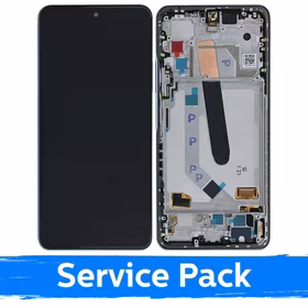 LCD Displejs Saderīgs ar Xiaomi Poco F3 (Mi 11X / Mi 11i) Ar Frame / Deep Ocean Zils / (Service Pack)