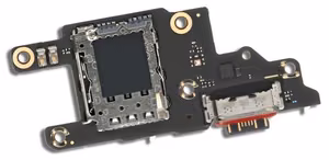Flex Xiaomi Poco F6 ar charging connector un microphone, SIM card contact original (service pack)
