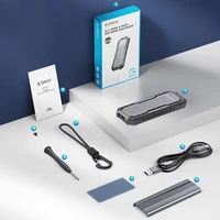 Orico OXS2C3-G2 M.2 NVMe/SATA SSD USB-C 3.2 taktiskais pastiprināts disku ietvars - pelēks