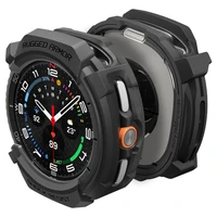 Spigen Rugged Armor pulksteņa apvalks Samsung Galaxy Watch 8 Classic 46mm - matēts melns