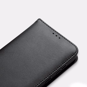 Dux Ducis Hivo Samsung Galaxy S25 Edge Case with Flip and RFID Protection - Black