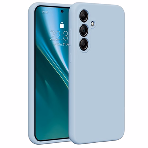 Etteri silikona maciņš Samsung Galaxy A55 5G, gaiši zils
