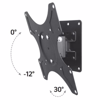 Techly 19-37" Wall Bracket for LED LCD TV Tilt 1 Swivel melns" ICA-LCD 2900B