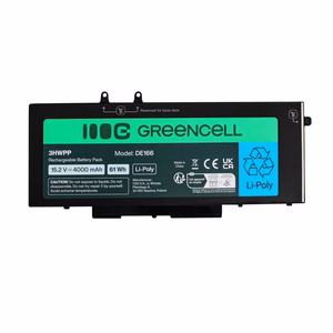 GREEN CELL BATTERY DE166 DELL 4000MAH 15.2V