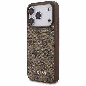 Guess 4G Klasiskais Viedtālruņa apvalks iPhone 17 Pro - brūns