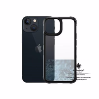 PanzerGlass ClearCase iPhone 13 Mini 5.4" melns Antibacterial Military grade SilverBullet 0318