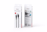 YESIDO KABELIS CA121 18W USB/TYPE-C 1M 2A melns
