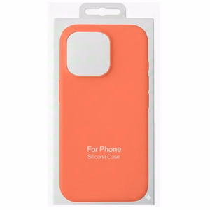 Telefona maciņš „TM MagSafe Silicone“ priekš iPhone 16 Pro Max / Tangerine /