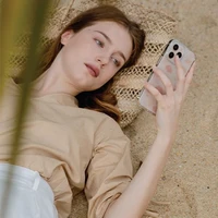 Uniq Coehl Meadow viedtālruņa apvalks iPhone 14 Pro Max - rozā