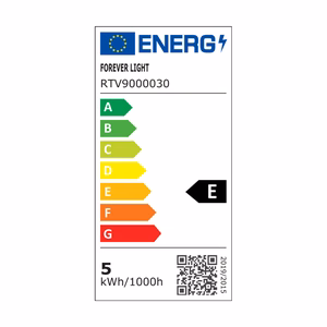 Forever Light LED Bulb E14 C37 4.8W 630lm 6000K class E