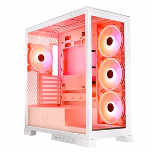 Modecom Volcano SPACE APEX ARGB MIDI Midi Tower balts datora korpuss