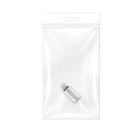 Adapteris Type C (sieviešu) uz Lightning (vīriešu) sudrabains