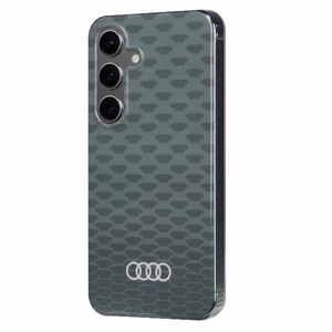 Audi IML Izšuvuma raksts Magnētiskais viedtālruņa apvalks S24 S921 pelēks/pelēks cietais apvalks AU-IMLMS24-Q5/D3-GY