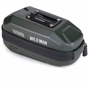 WILDMAN ceļojumu soma zem velosipēda sēdekļa ar rāvējslēdzēju, 0,8L, GD700, zaļa