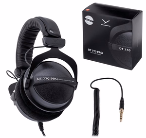 Beyerdynamic DT 770 PRO 250 Ohm Limited Edition slēgtās studijas austiņas, melnas