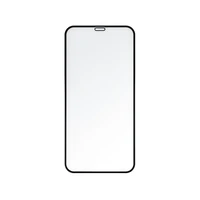 Aizsargstikls - 5D pilnīgi līmējams stikls - paredzēts iPhone 15 Plus / 16 Plus (MATĒTS) melns