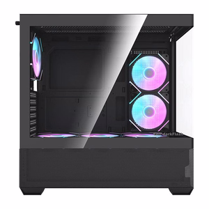Darkflash DS900 AIR datora korpuss (melns) ar 6 ARGB ventilatoriem