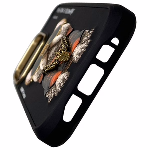 Nimmy Brilles Foršs suns viedtālruņa apvalks iPhone 16 Pro Max - melns