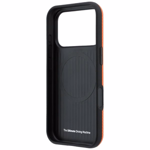 BMW M Quadrille Kevlar Metal Logo MagSafe maciņš modelim iPhone 17 Pro / 18 Pro – oranžs