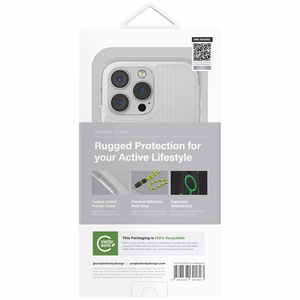 Uniq Combat Active Magclick uzlādes apvalks iPhone 16 Pro - balts