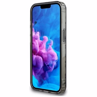 Karl Lagerfeld IML atkārtotā logotipa viedtālruņa apvalks iPhone 16e - sudrabains