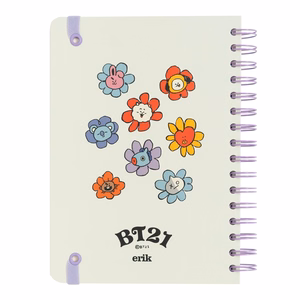 BT21 2021/2022 mācību gada kalendārs, balts