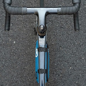 Rockbros G001 Flash Journey trīsstūrveida 0,8 l velosipēda rāmja soma – zila