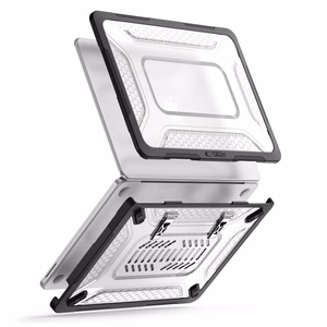 Tech-Protect Kevlar Pro Case for MacBook Neo 13" 2026 - Black and Clear