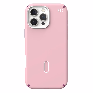 Speck Presidio2 Pro vāciņš ar MagSafe un ClickLock iPhone 16 Pro Max tālrunim, Wednesday Pink/Boysenberry Purple