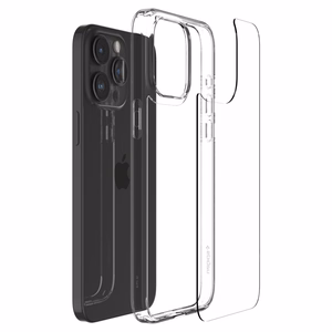 Viedtālruņa apvalks Spigen Airskin Hybrid iPhone 15 Pro Max - caurspīdīgs (m)