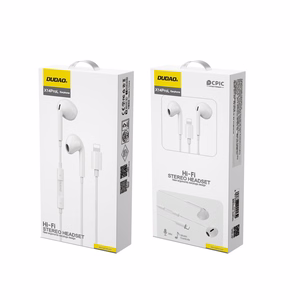 Dudao X14PROL-W1 Lightning in-ear austiņas - baltas