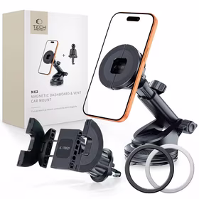 Tech-Protect N62 MagSafe Cockpit Car Mount - melns