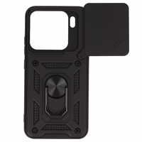 Slide Camera Armor viedtālruņa apvalks Xiaomi 15 5G melns