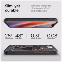 Spigen Ultra Hybrid Magnētiskais viedtālruņa apvalks iPhone 16e Zero One - melns