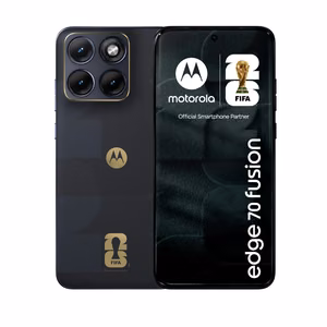 Motorola edge 70 fusion FIFA Edition viedtālrunis, 17.2 cm (6.78"), Dual SIM, Android 16.0, 5G, USB Type-C, 8 GB, 256 GB, 5200 mAh, melns