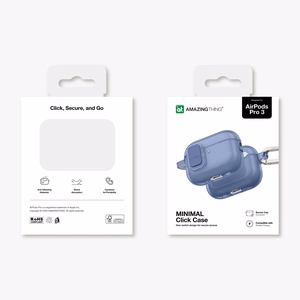 AmazingThing minimālais futrālis AirPods Pro 3 - Zils