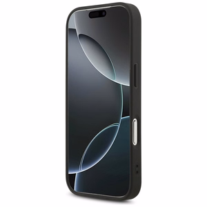 Guess Fixed Glitter Big 4G чехол для iPhone 17 Pro - чёрный