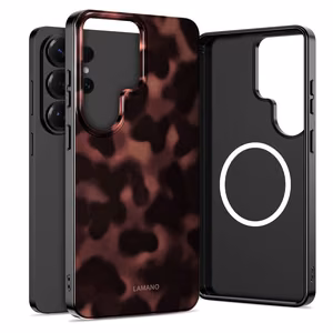 Tech-Protect Lamano MagSafe Maciņš for Samsung Galaxy S26 Ultra - brūns and melns