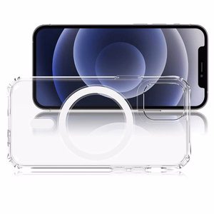 TEL PROTECT MagSilicone viedtālruņa apvalks Iphone 15 Pro Max, caurspīdīgs