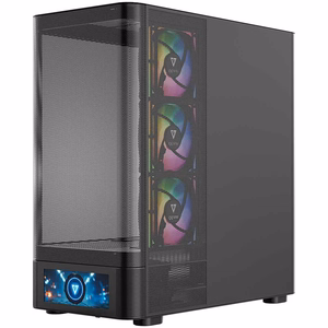 MODECOM Volcano AQ500 ARGB Midi melns
