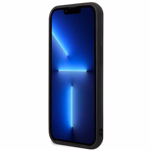 Karl Lagerfeld KLHCP13L3DRKCK iPhone 13 Pro / 13 6.1" melns cietais apvalks Karl&Choupette Ikonik 3D